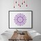 4PCS Extra Large Mandala Stencils for Painting – Reusable Floral Mandala Templates for DIY Wall, Tile, Floor, Wood, Canvas, Furniture & Craft Projects (12x12 Inch)